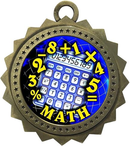10 PK of Math جائزة الميداليات الذهبية مع أشرطة الرقبة D03-FCL510 in Saudi Arabia