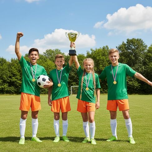 30 قطعة ميداليات ذهبية للأطفال، ميداليات بلاستيكية للجوائز، كأس صغير 1.38 بوصة وميدالية الفائز للرياضة، المنافسة، عرض المواهب، هدايا الألعاب in Kuwait