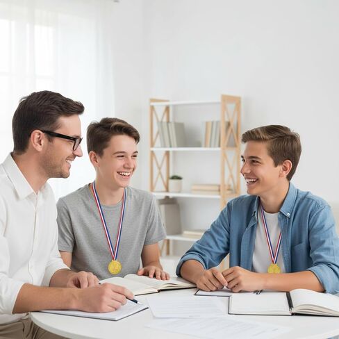 30 قطعة ميداليات ذهبية للأطفال، ميداليات بلاستيكية للجوائز، كأس صغير 1.38 بوصة وميدالية الفائز للرياضة، المنافسة، عرض المواهب، هدايا الألعاب in Kuwait