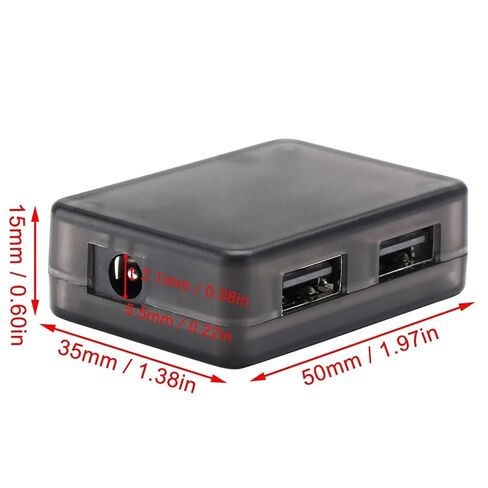 12 فولت إلى 5 فولت تيار مستمر USB محول فرق الجهد، منفذ USB مزدوج شاحن سريع مجلس السيارات موائم مصدر تيار DC-DC 10-32 فولت 12 فولت 24 فولت إلى 5 فولت 9 فولت in Saudi Arabia
