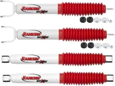 TrendsAuto RS5000X Series Set of Rear Shocks fits 1999 2006 Silverado 1500 4WD with 0" Lift - Accommodates Larger Wheels - Includes TrendsAuto Decal in Saudi Arabia