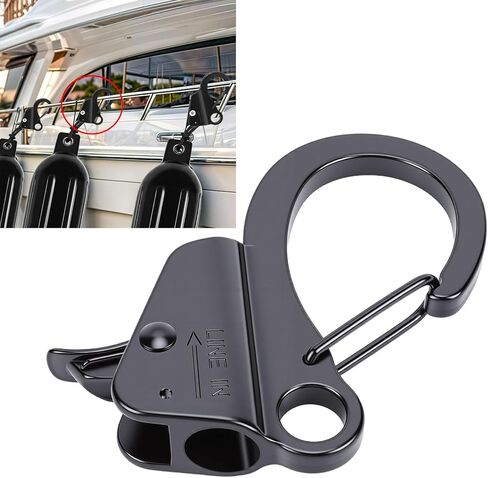 LiebeWH Boat Rope Sliding Hook Quick Release Stainless Steel Anchor for 3/8 to 5/8 Inch Ropes 9000lbs Load Capacity in Saudi Arabia
