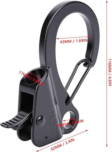 LiebeWH Boat Rope Sliding Hook Quick Release Stainless Steel Anchor for 3/8 to 5/8 Inch Ropes 9000lbs Load Capacity in Saudi Arabia