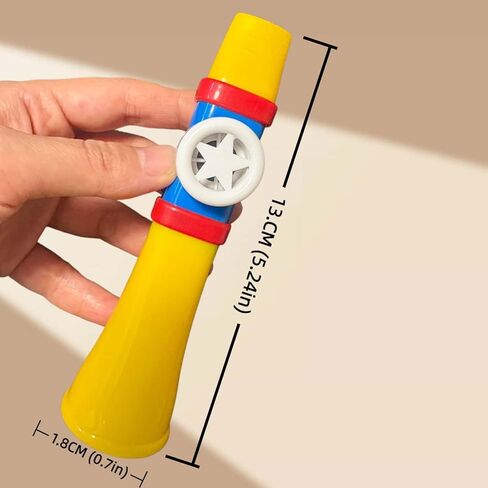 Kazoos for Adults Plastic, Professional Kazoo Instrument for Road Trips & Backyard Jams – Washable, Premium ABS, Permanent Membrane, Easy to Learn, for Guitar Ukulele Violin Piano (Yellow) in Saudi Arabia