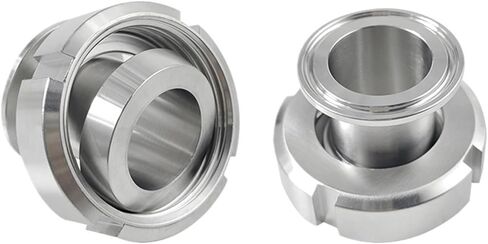 1 قطعة DIN11851 لحام ذكر إلى 1.5 "ثلاثي المشبك محولات DN20 (TC 50.5 مللي متر) لحام بطانة والجوز x TC تركيبات in Kuwait