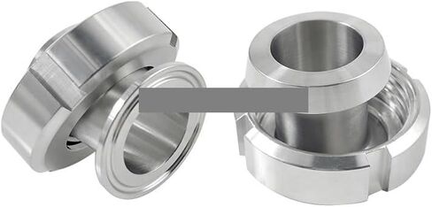 1 قطعة DIN11851 لحام ذكر إلى 1.5 "ثلاثي المشبك محولات DN20 (TC 50.5 مللي متر) لحام بطانة والجوز x TC تركيبات in Kuwait