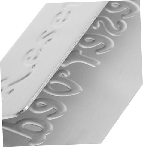 Ciieeo 2pcs Reserved Table Signs Dual-Sided Stainless Steel Tent Sign for Restaurant Wedding and Event Reservations Sturdy Laser Engraved Design for 10 Years Use in Saudi Arabia