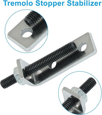 Piutouyar Black Tremolo Bridge Stopper Stabilizer Kit for Tremolo Guitar, Floating Bridge Guitars in Saudi Arabia