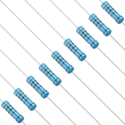 PATIKIL 68 Ohm Resistor, 50Pcs 1W Metal Film Fixed Resistor Kit 1% Tolerance Multiple Values of Resistance Optional for DIY Electronics Projects Computer TV Circuit Board in Kuwait