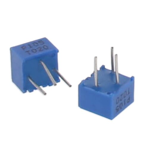 Fielect 10Pcs 1M Ohm Trimmer Potentiometer Variable Resistor High Precision Potentiometer 3362P Potentiometer, 3362P-1-105 in Saudi Arabia
