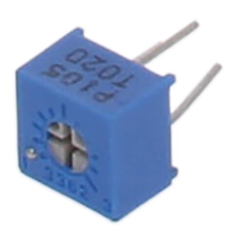 Fielect 10Pcs 1M Ohm Trimmer Potentiometer Variable Resistor High Precision Potentiometer 3362P Potentiometer, 3362P-1-105 in Saudi Arabia