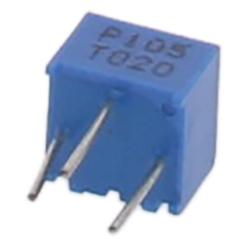 Fielect 10Pcs 1M Ohm Trimmer Potentiometer Variable Resistor High Precision Potentiometer 3362P Potentiometer, 3362P-1-105 in Saudi Arabia