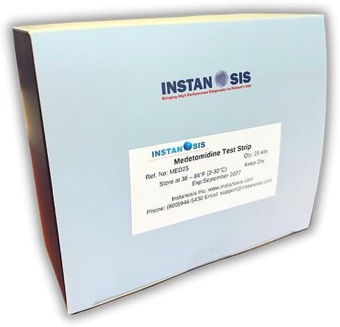 Medetomidine Test Strips for Liquid, Pills and Powder Substances, for Forensic and Harm Reduction Applications, High Sensitivity (5) in Saudi Arabia