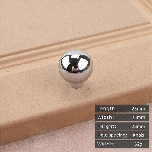 Solid Brass Chromium Silver Handle Kitchen Cabinet Simple Drawer Long 1Pcs(5-25mm) in Saudi Arabia