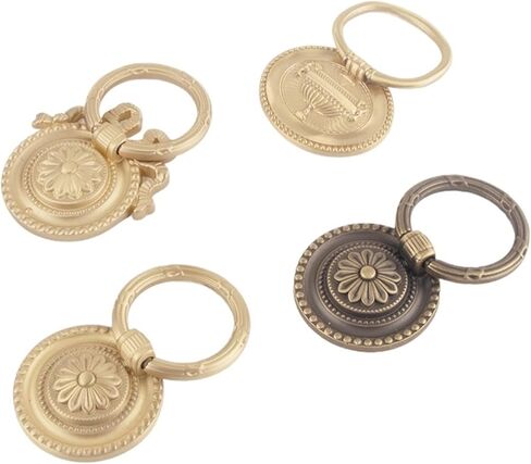 Retro Solid Brass Single Hole Pull Kitchen Cabinet Drawer Antique Handle 1Pcs(L2088-AB) in Saudi Arabia