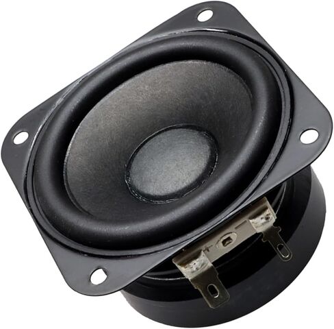 70mm Subwoofer Square 4Ω 15w Rubber Low Tone Loudspeaker Karaoke Bass Woofer 2.75in Square Woofer in Kuwait