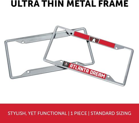 Desert Cactus Atlanta Dream License Plate Frame WNBA Car Tag Holder for Front or Back of Car Sigma (Up Close Frame) in Saudi Arabia