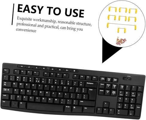 Gold-Plated Satellite Shaft for Mechanical Keyboards 6.25u and 2u Mount Plate Stabilizer DIY Computer Supply for Gaming Enthusiasts in Saudi Arabia