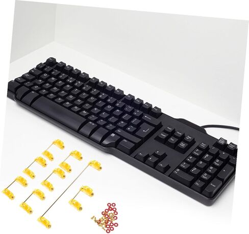 Gold-Plated Satellite Shaft for Mechanical Keyboards 6.25u and 2u Mount Plate Stabilizer DIY Computer Supply for Gaming Enthusiasts in Saudi Arabia