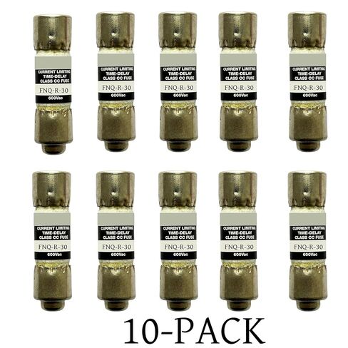 10 عبوات جديدة FNQ-R-30 FNQ-R-30A FNQ-R 30A 600Vac صمام تأخير الوقت، FNQ-R-30A فئة CC صمام تحديد التيار in Kuwait