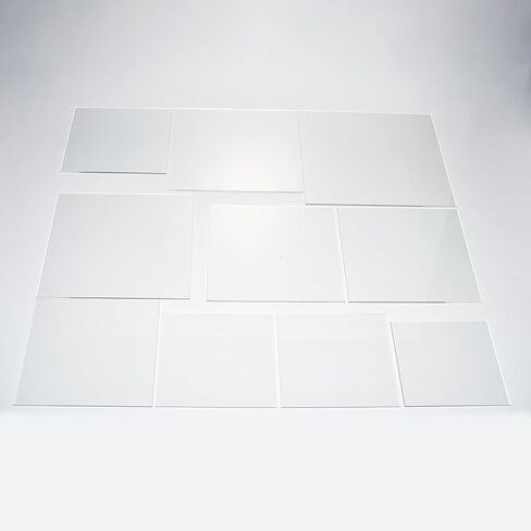 2 Clear 14x14-Inch Square Plexiglass Sheets DIY Acrylic Sign Boards - Wedding Party Events Home DIY Crafts Decorations in Kuwait