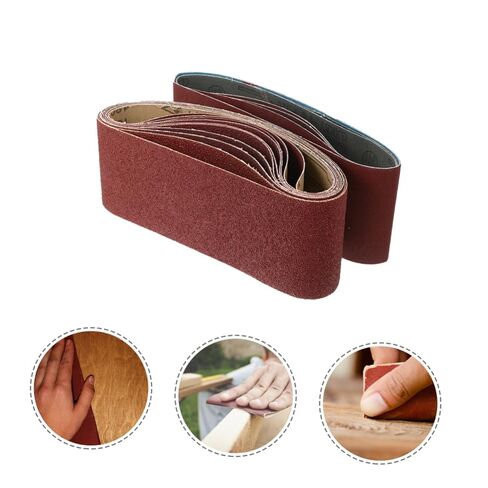 Luxshiny 14pcs Striped Sanding Belt Sandpaper for Grinder Woodworking Sandpaper Metal Polishing Abrasive Belt in Saudi Arabia