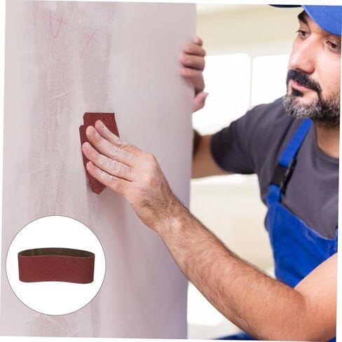 Luxshiny 14pcs Striped Sanding Belt Sandpaper for Grinder Woodworking Sandpaper Metal Polishing Abrasive Belt in Saudi Arabia