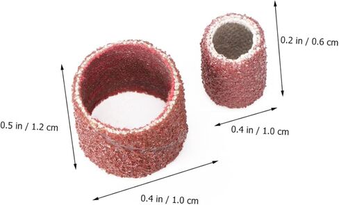 20pcs Rotary Tool Accessories Sandpaper Rings Set Metal Sandpaper Polishing in Saudi Arabia