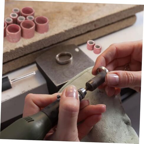 20pcs Rotary Tool Accessories Sandpaper Rings Set Metal Sandpaper Polishing in Saudi Arabia