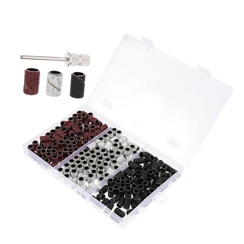 PartyKindom 75 قطعة مسمار طحن رئيس الرملي العصابات مسمار الحفر الرملي العصابات ل مانيكير أداة المهنية in Kuwait