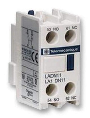 Telemecanique LADN11 RELAY, INDUSTRIAL, AUXILLIARY CONTACT BLOCK, 1 NO/1 NC CONTACTS in Saudi Arabia