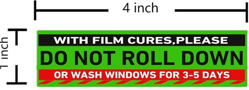 Do Not Roll Down Warning Labels,1x4 inch Do Not Roll Down Windows Film Attention Caution Stickers (200 Pcs) in Saudi Arabia