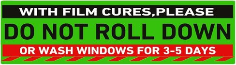 Do Not Roll Down Warning Labels,1x4 inch Do Not Roll Down Windows Film Attention Caution Stickers (200 Pcs) in Saudi Arabia