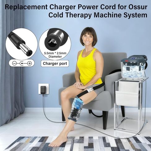 12V Cold Therapy Systems Charger Power Cord for Ossur Cold Rush Compact Machine AC DC Adapter for COOLMAN for LEONNS for OasisSpace for NEHOO for Vive Circulating Machines Power Supply in Saudi Arabia