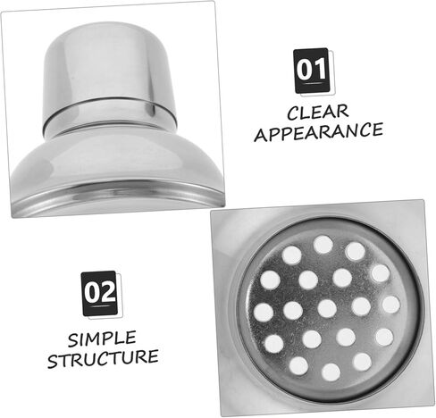 Stainless Steel Shaker Cup Lid Mixologist Essential Replacement for Bar Shaker Tumbler in Saudi Arabia