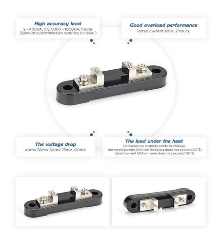 5A 10A 15A 20A 30A 50A 75A 100A 150A 200A FL-21 75mV 60mV 100mV DC Current Shunt Resistor with Base in Saudi Arabia