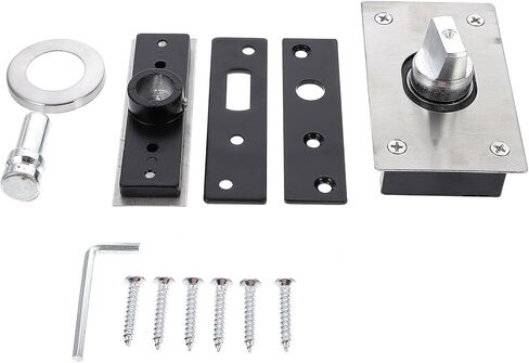 GANAZONO 360° Stainless Steel Pivot Hinge for Wood Doors Heavy Duty Revolving Door Hinge with Sturdy Shaft Suitable for Interior and Exterior Installation in Saudi Arabia