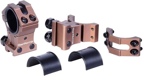 WestHunter Optics Adjustable Height Dovetail Scope Rings, 1 Inch 30 mm Precision Scope Mount | 6 Colors in Saudi Arabia