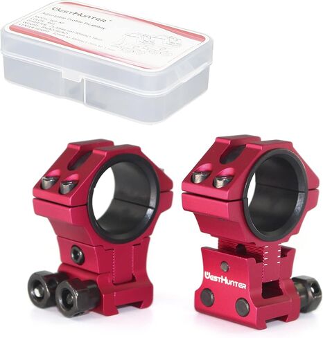 WestHunter Optics Adjustable Height Dovetail Scope Rings, 1 Inch 30 mm Precision Scope Mount | 6 Colors in Saudi Arabia