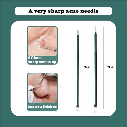 Blackhead Remover Tools，Pimple Popper Tool kit，Black Head Remover for face，Tools for Squeezing Acne, Tweezers Tool Set, Professional Tools for Beauticians in Saudi Arabia