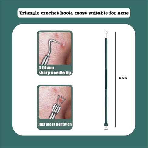 Blackhead Remover Tools，Pimple Popper Tool kit，Black Head Remover for face，Tools for Squeezing Acne, Tweezers Tool Set, Professional Tools for Beauticians in Saudi Arabia