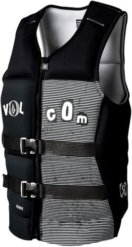 Ronix Rise - Women's CE Approved Impact Vest - Black/Gold - XL in Saudi Arabia