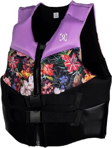 Ronix Rise - Women's CE Approved Impact Vest - Black/Gold - XL in Saudi Arabia