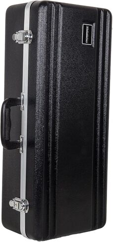 Crossrock ABS Molded Case for Alto Saxophone | Black Texture with Deep Red Velvet Interior, Security Lock & Detachable Strap – Lightweight Hardshell Protection (CRA865ASBK-R) in Saudi Arabia