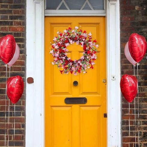 Sggvecsy Fall Wreath 23’’ Artificial Autumn Front Door Wreath with Large Pumpkins Clusters of Berries Maple Leaves Acorn for Outside Indoor Wall Window Festival Thanksgiving Harvest Fall Decor in Saudi Arabia