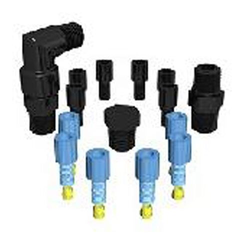 Thomas 330-0413-TMS EZwaste HD Filter Kit, 83B Versa Cap, 4 Ports for 1/8" OD Tubing, 3 Ports for 1/4" OD Tubing (Pack of 1) in Saudi Arabia