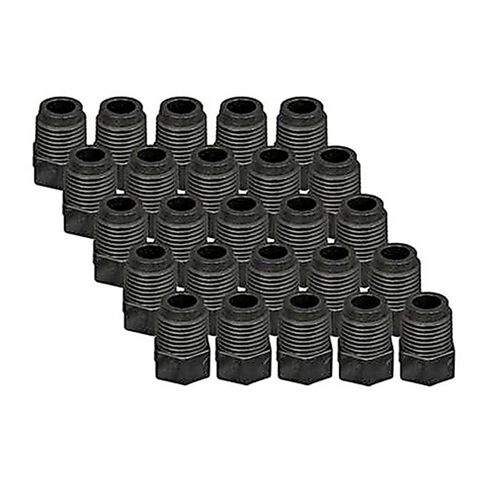Thomas 330-0937-TMS EZwaste 1/2-20" Plug Fitting for Solvent Waste System, HDPE, Yellow (Pack of 4) in Saudi Arabia