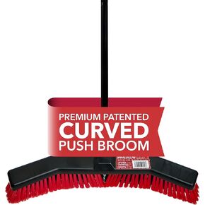 Da Vinci Shop Broom/Push Broom, Durable, Large, Lightweight, for Sweeping Kitchens, Patios, Garages, Shops, Tile, Large Areas, Wood Floors - Great for Debris, Handles & Efficient Sweeping in Kuwait