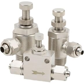 Tracheal Quick Twist Joint Speed Regulation Unidirectional Flow Limiting Pneumatic Throttle Valve SL6-01/8-02 1Pcs(快拧SL8-M5) in Kuwait