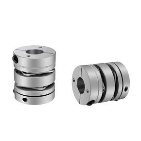 1 قطعة D19L26 سبائك الألومنيوم مزدوجة الحجاب الحاجز اقتران موصل مرن D19mm L26mm الكرة المسمار خطوة محرك معزز التشفير الكمبيوتر (6x6) in Kuwait